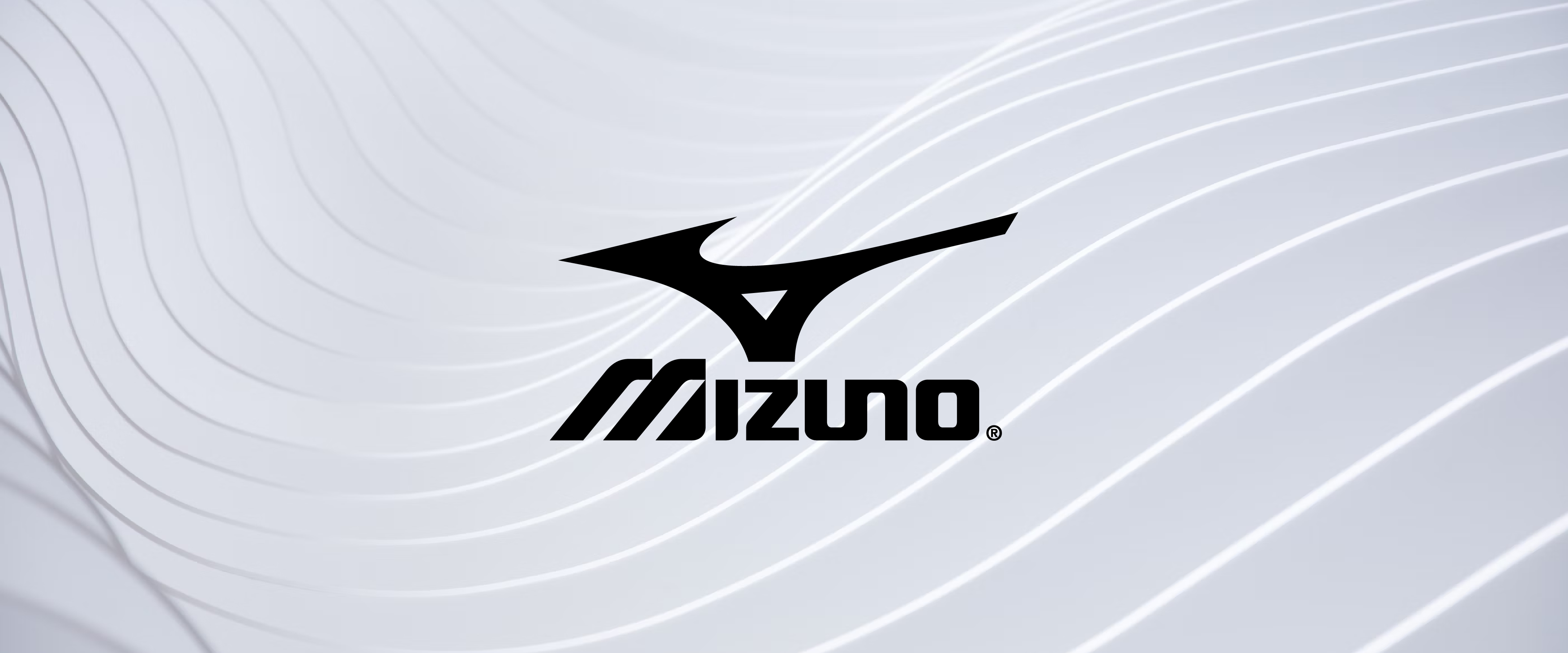 Mizuno top logo white