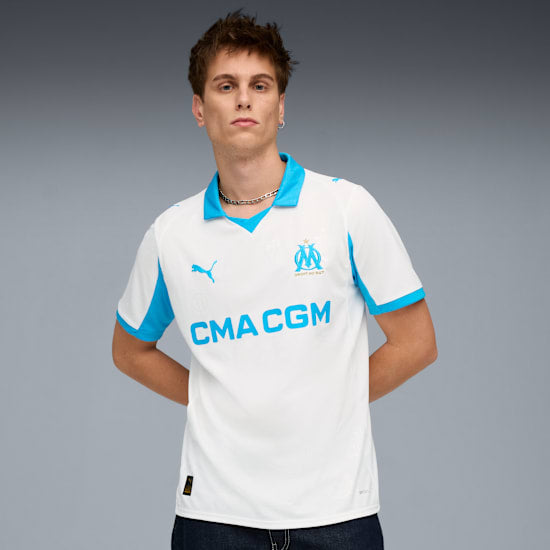 PUMA OM OLYMPIQUE MARSEILLE MENS HOME JERSEY 25/26