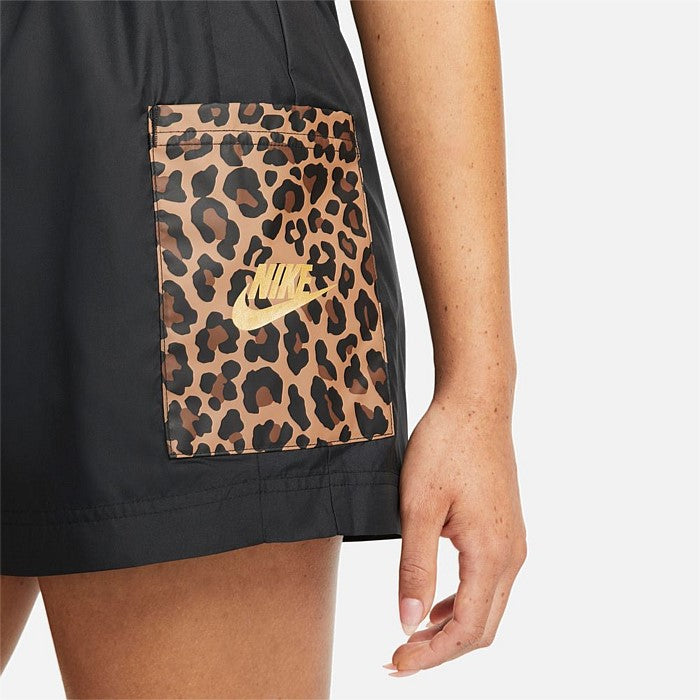 Nike Womens Nsw Wvn Leopard Shorts Dd3794 010
