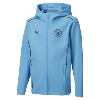 PUMA MANCHESTER CITY MCFC CASUALS ZIP UP HOODIE JUNIOR 77757031