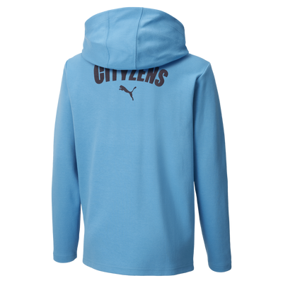 PUMA MANCHESTER CITY MCFC CASUALS ZIP UP HOODIE JUNIOR 77757031