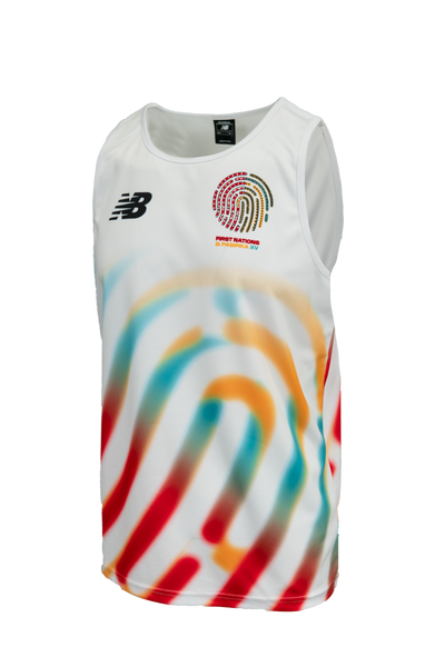 NEW BALANCE FIRST NATIONS AND PASIFIKA TRAINING SINGLET MENS