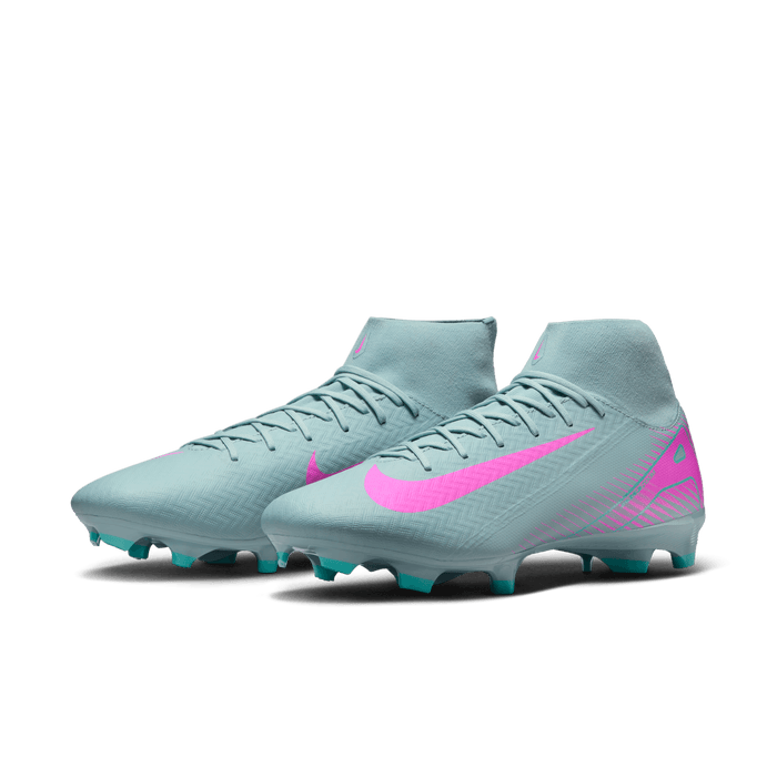pink and blue nike cleats
