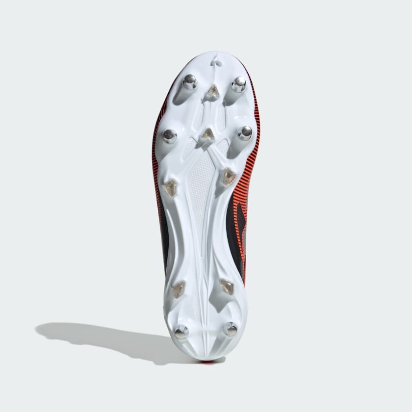 adidas Adults RS15 Pro Rugby Boots - Black and Red | rugbystore