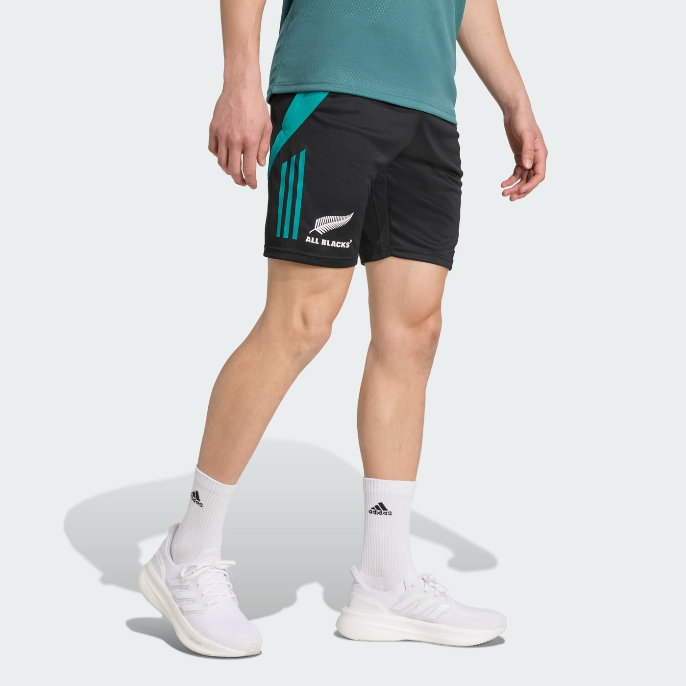ADIDAS ALL BLACKS GYM SHORTS