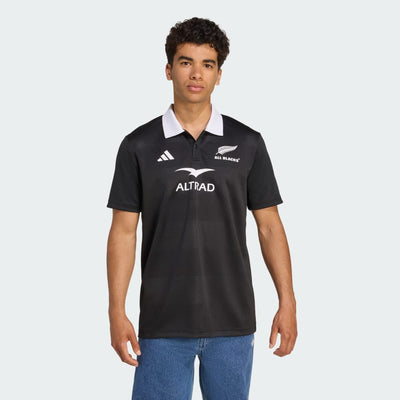 ADIDAS ALL BLACK SUPPORTERS POLO