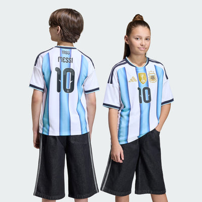 ADIDAS ARGENTINA AFA HOME YOUTH JERSEY MESSI 10 25/26