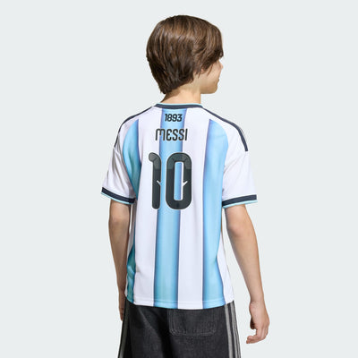 ADIDAS ARGENTINA AFA HOME YOUTH JERSEY MESSI 10 25/26