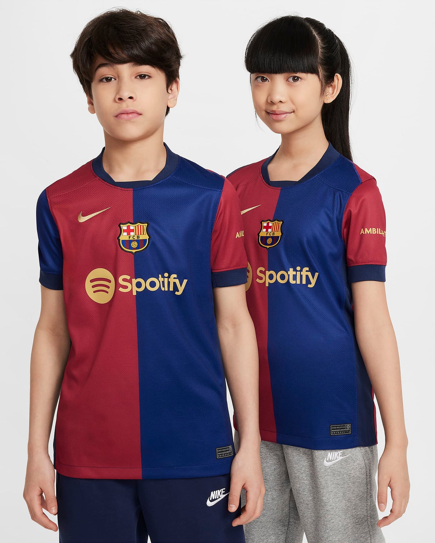 NIKE BARCELONA FC HOME YOUTH JERSEY FN9153-456