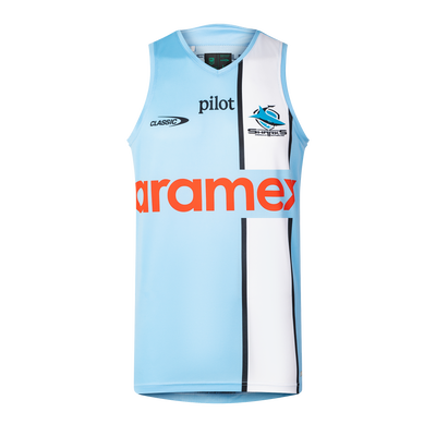 CLASSIC SHARKS PRO TRAINING SINGLET 1 2026 MENS