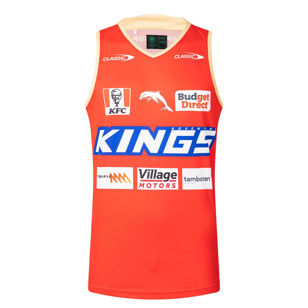 CLASSIC DOLPHINS MENS PRO TRAINING SINGLET 25 DNR25MSI1