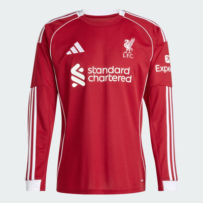 ADIDAS LIVERPOOL HOME JERSEY 25/26 LONG SLEEVE