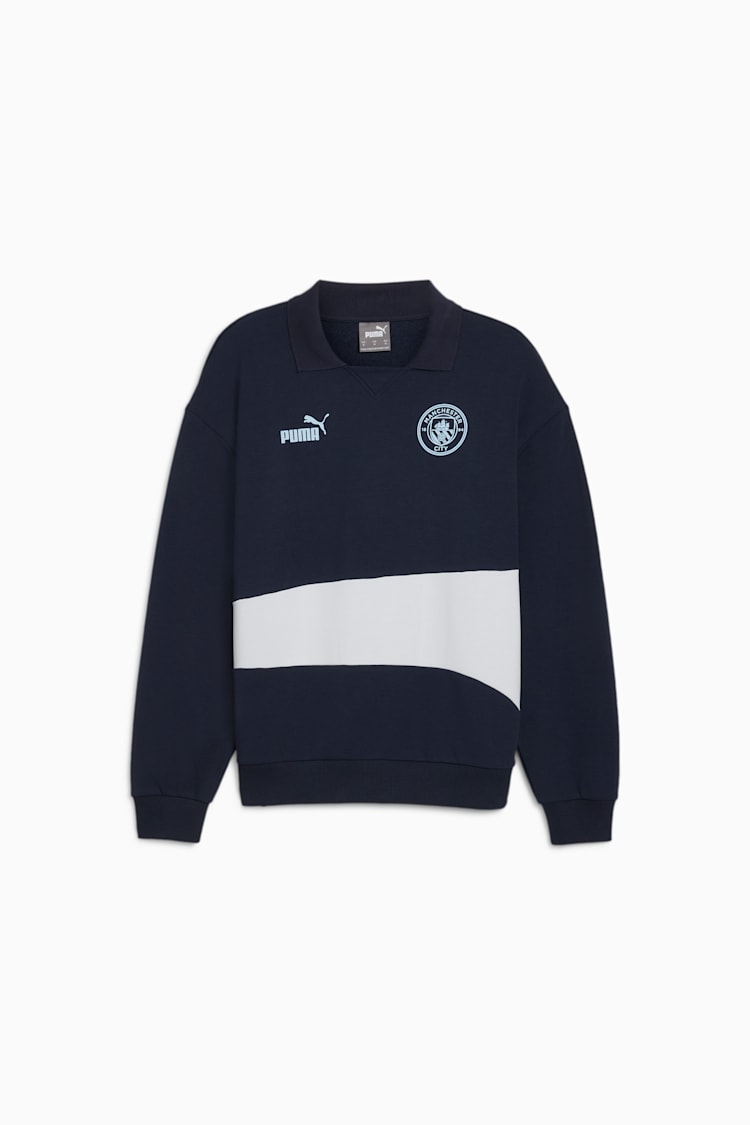 PUMA MCFC FTBLCULTURE+ SWEAT DRILL TOP 77778646