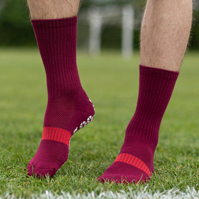 PURE GRIP SOCKS PRO MAROON