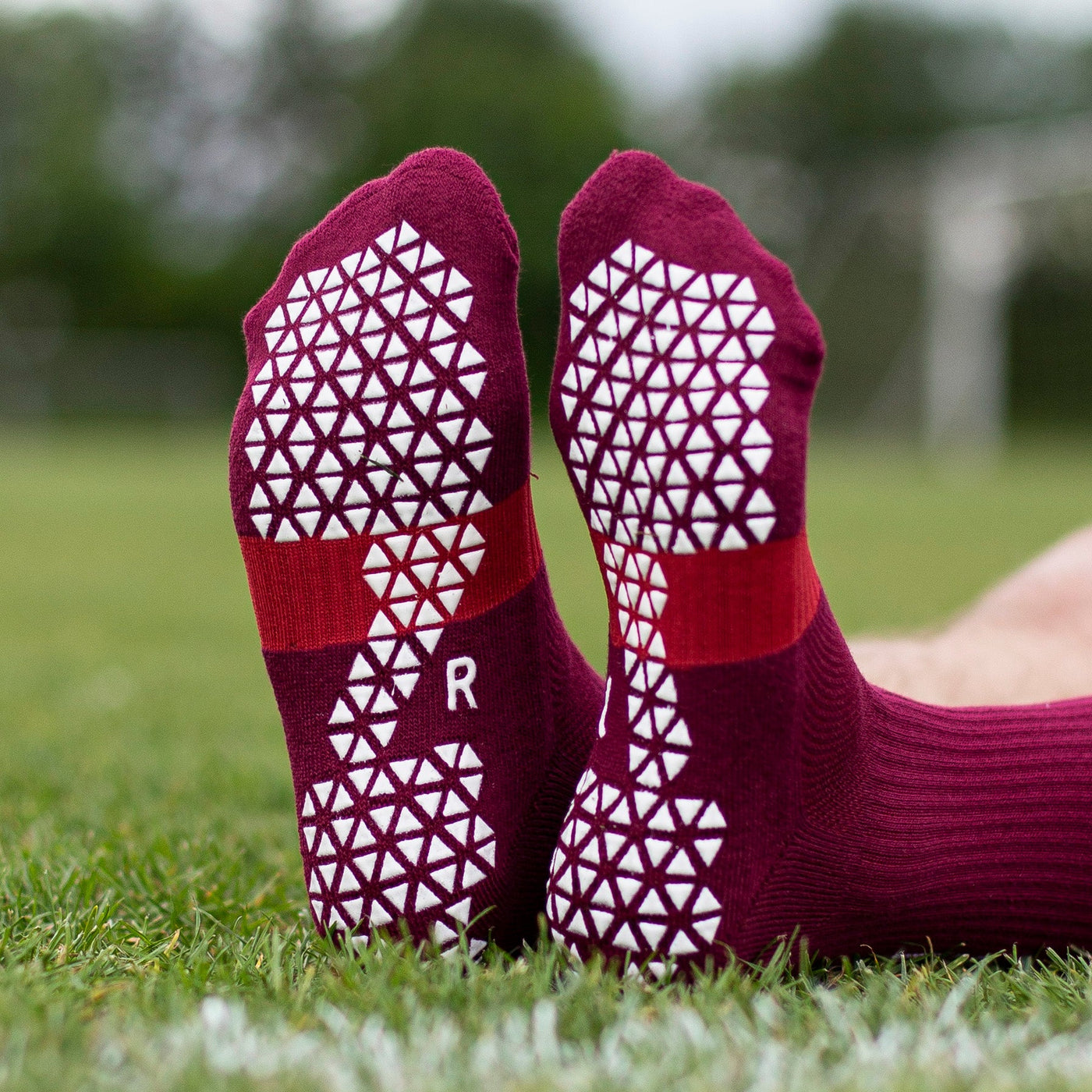 PURE GRIP SOCKS PRO MAROON
