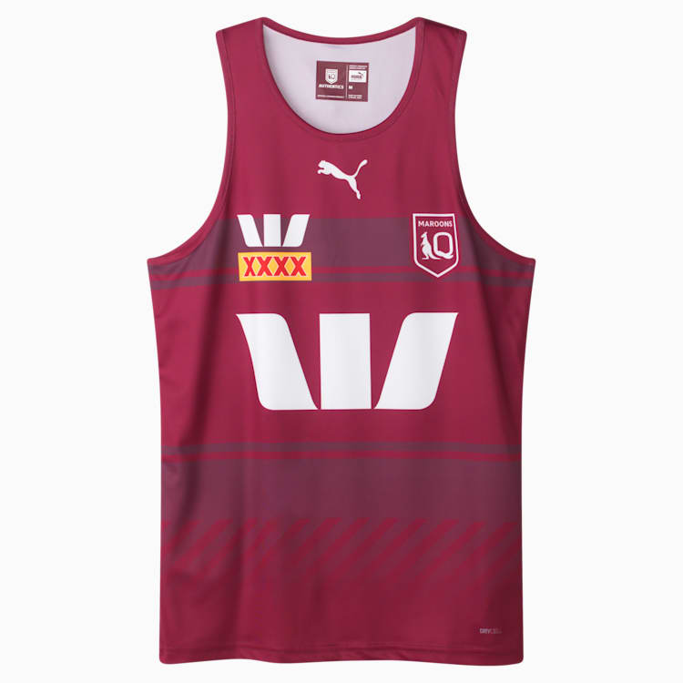 PUMA 2025 QUEENSLAND MAROONS TRAINING SINGLET 78112301