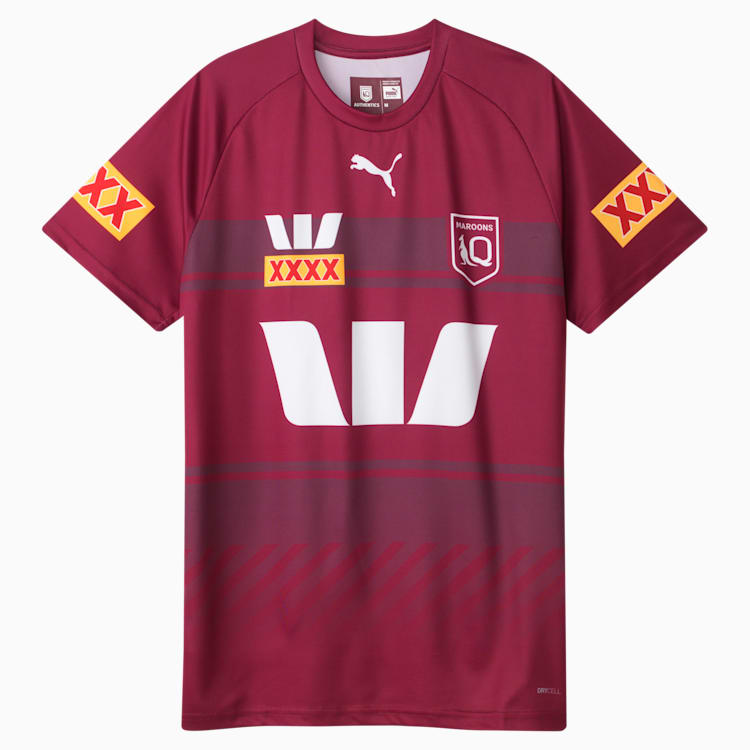 PUMA 2025 QUEENSLAND MAROONS TRAINING TEE 78116001