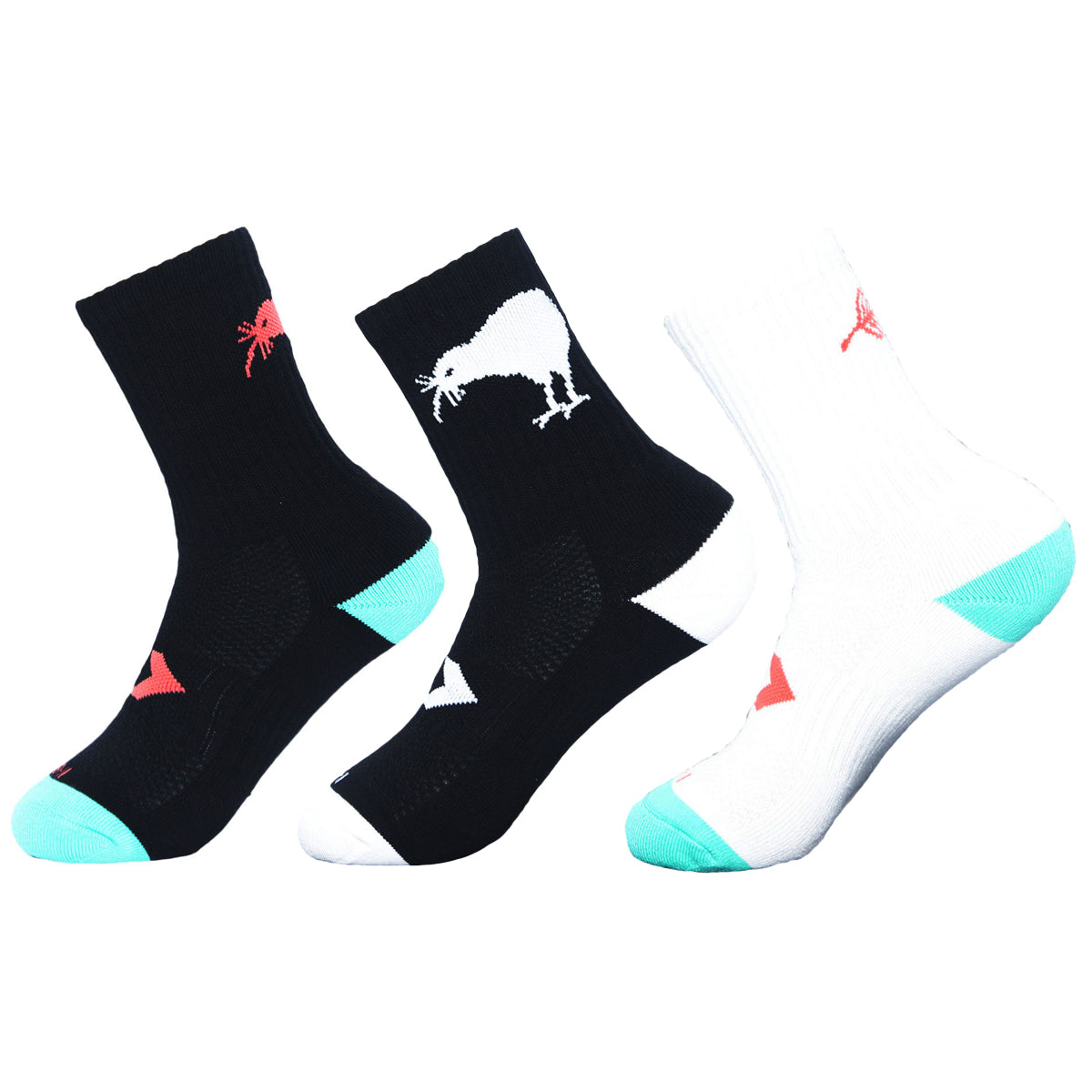 DYNASTY KIWIS RL 3 PACK CREW SOCK KWSOM24456