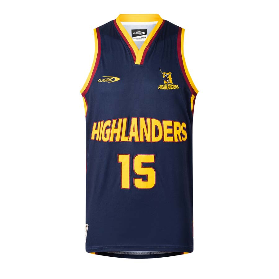 CLASSIC HIGHLANDERS SUPPORTER BASKETBALL SINGLET 2026 MENS