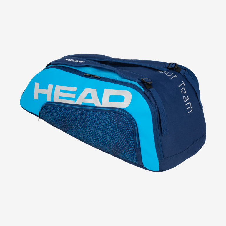 HEAD 22 TOUR TEAM 9 RACQUET SUPERCOMBI BKOR 283432