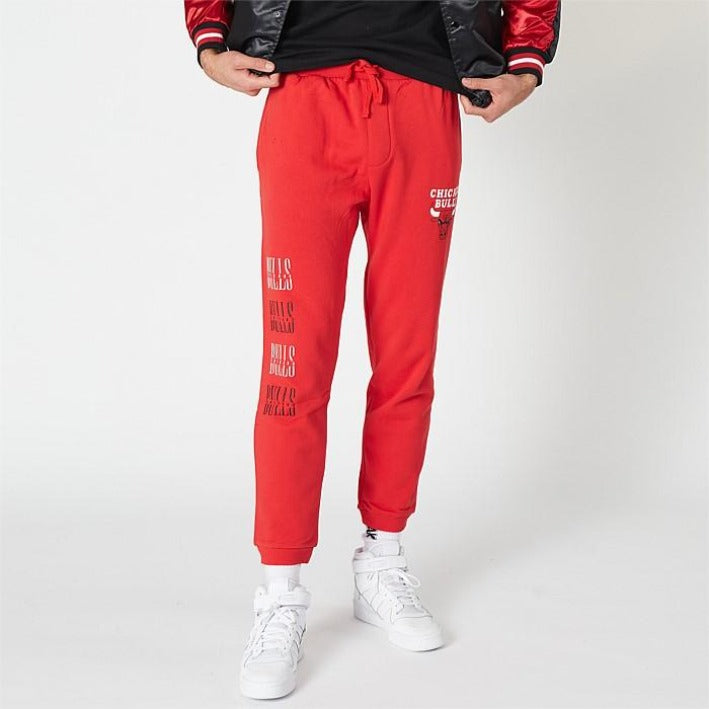 MITCHELL & NESS SPILT LOGO RED BULLS PANTS MNCG0162