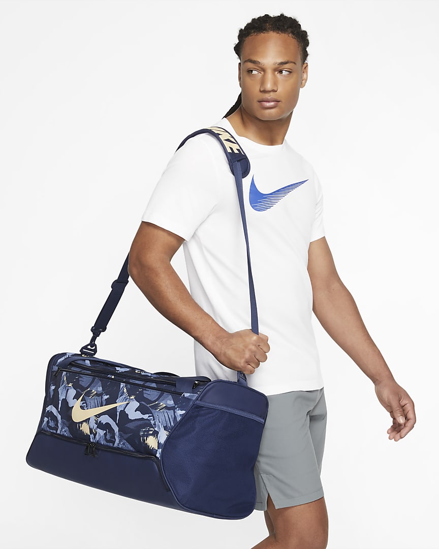  Nike Brasilia Printed Duffel Bag (Small)
