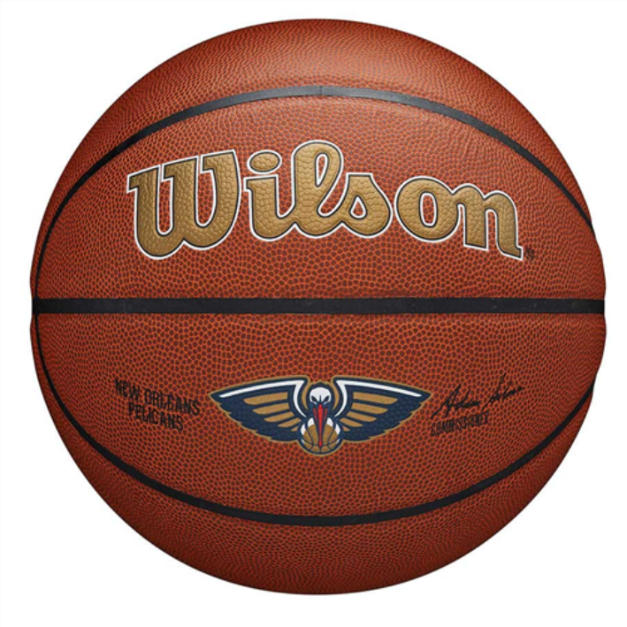 WILSON NBA TEAM COMPOSITE BASKETBALL NEW ORLEANS PELICANS WTB3100XBBNO